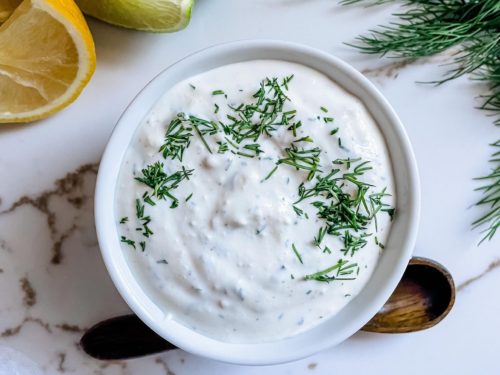 sour cream dill dressing Dill Sour Cream Sauce Lemon Tree Dwelling