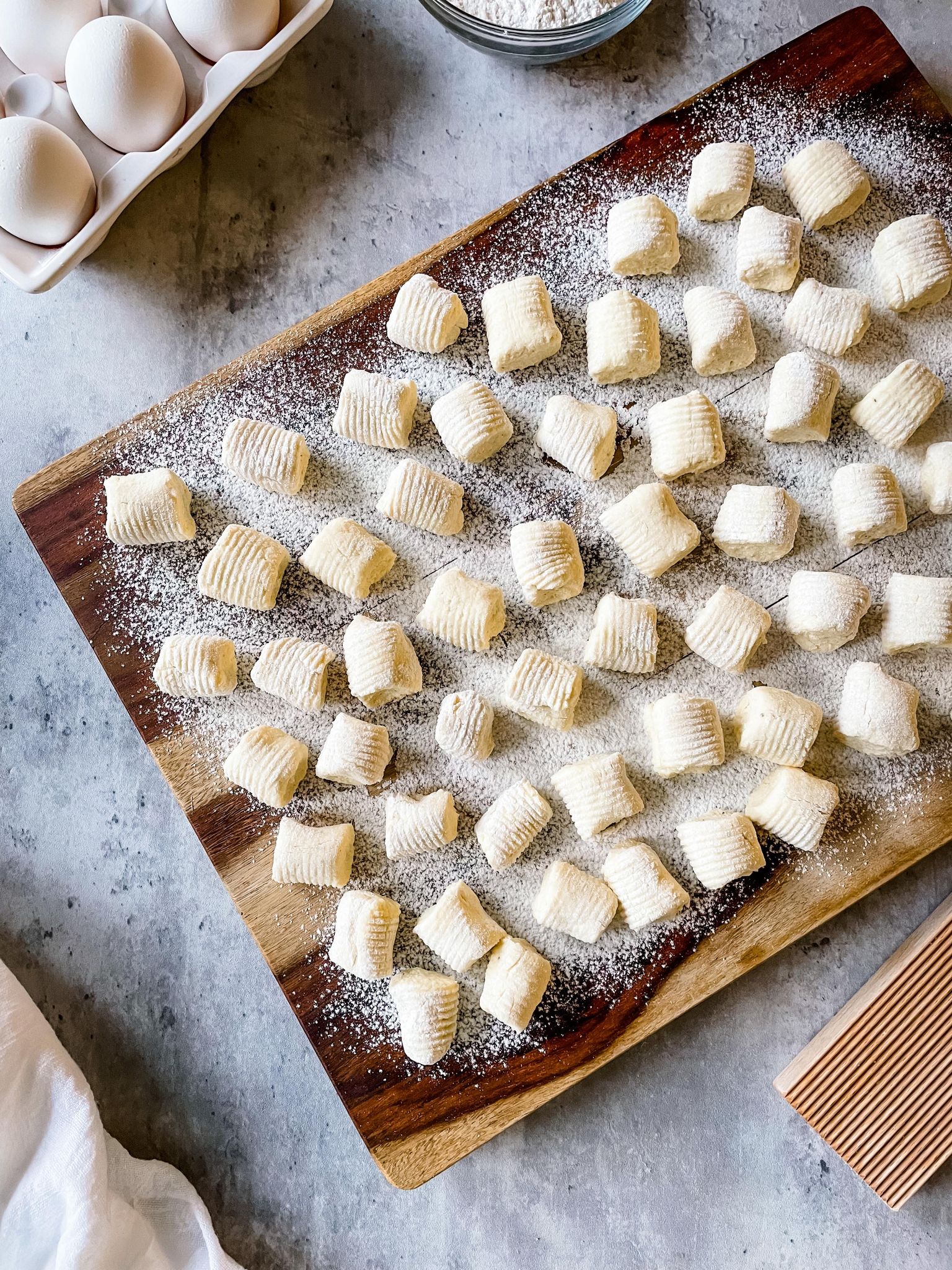 Ricotta Parmesan Gnocchi Espresso and Lime