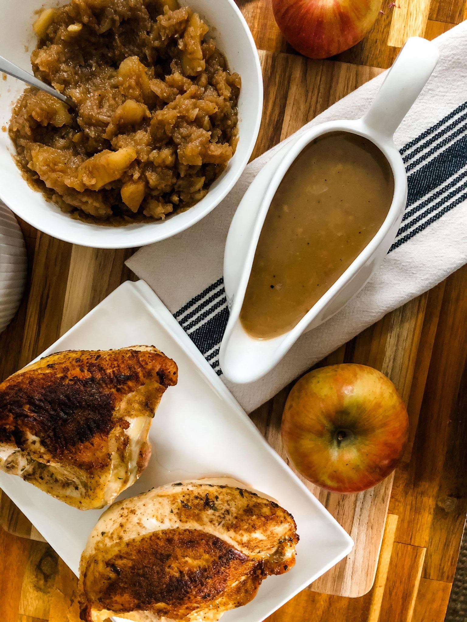 Roast Chicken with Apple Cider Gravy Espresso and Lime