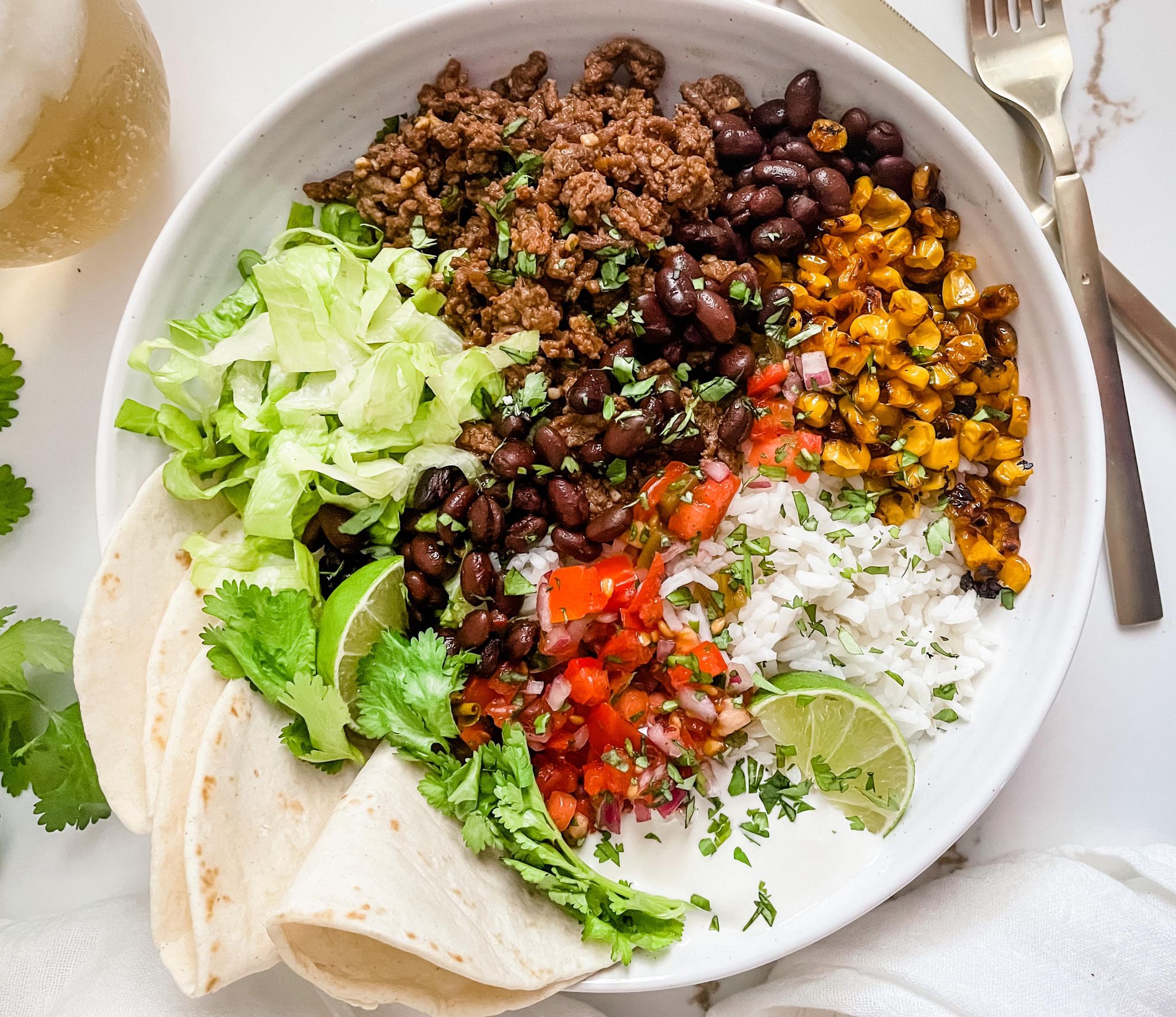 Beef Burrito Bowl - Espresso And Lime