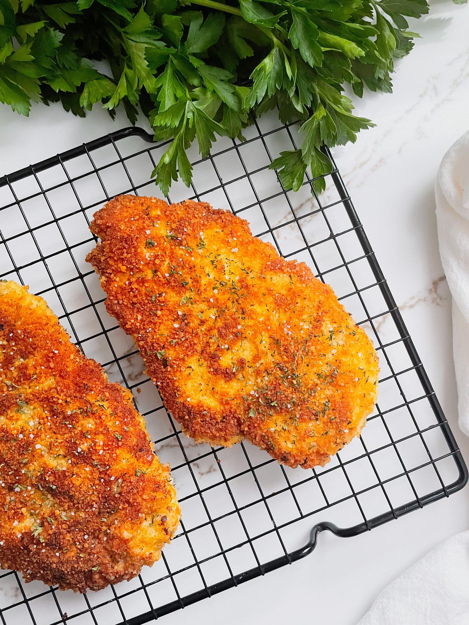 Crispy Pan Fried Chicken - Espresso And Lime