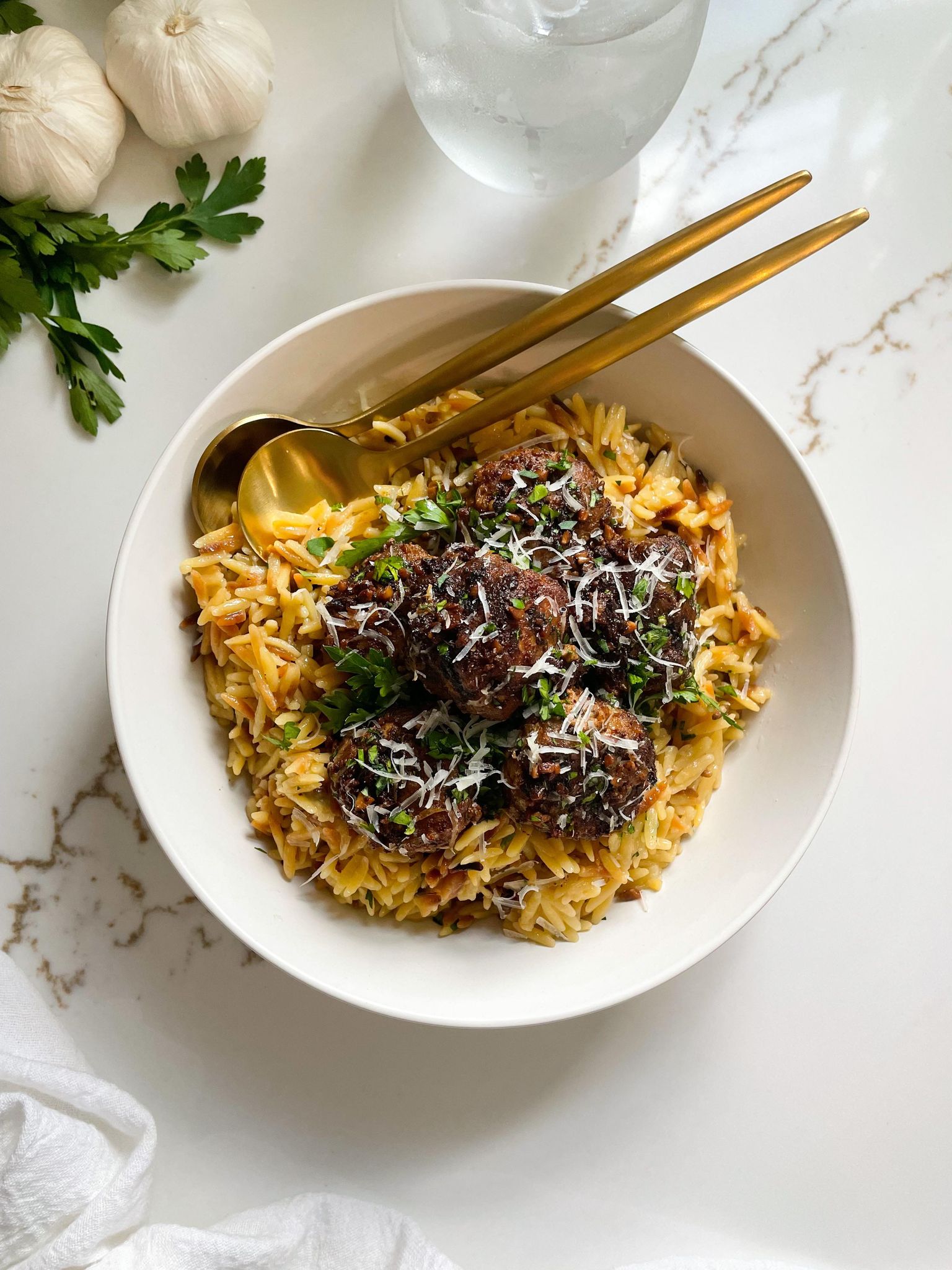 Garlic Butter Meatballs Espresso and Lime