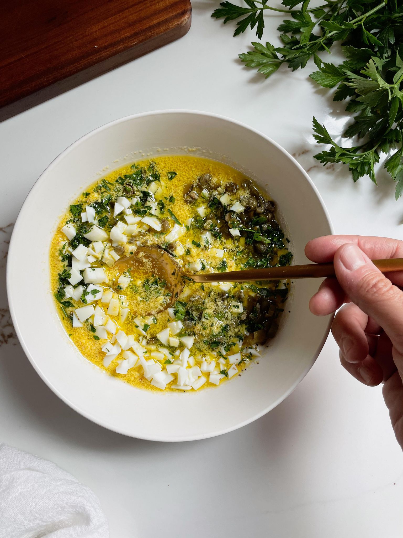 Sauce Gribiche Espresso and Lime