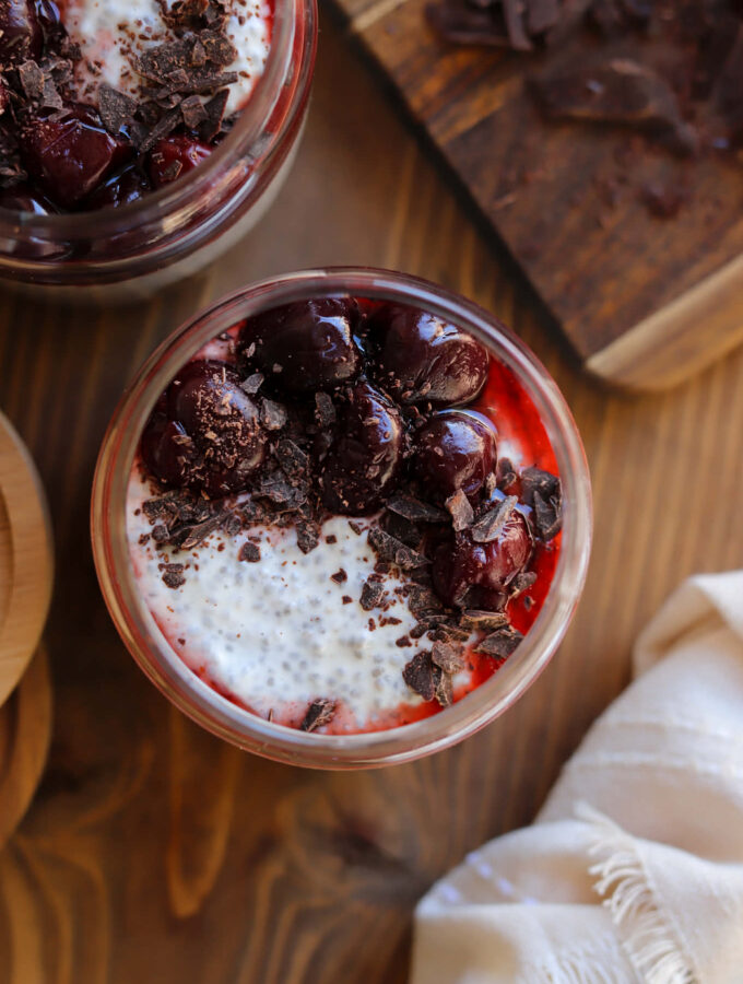 Chia Pudding with Cherries & Chocolate 02