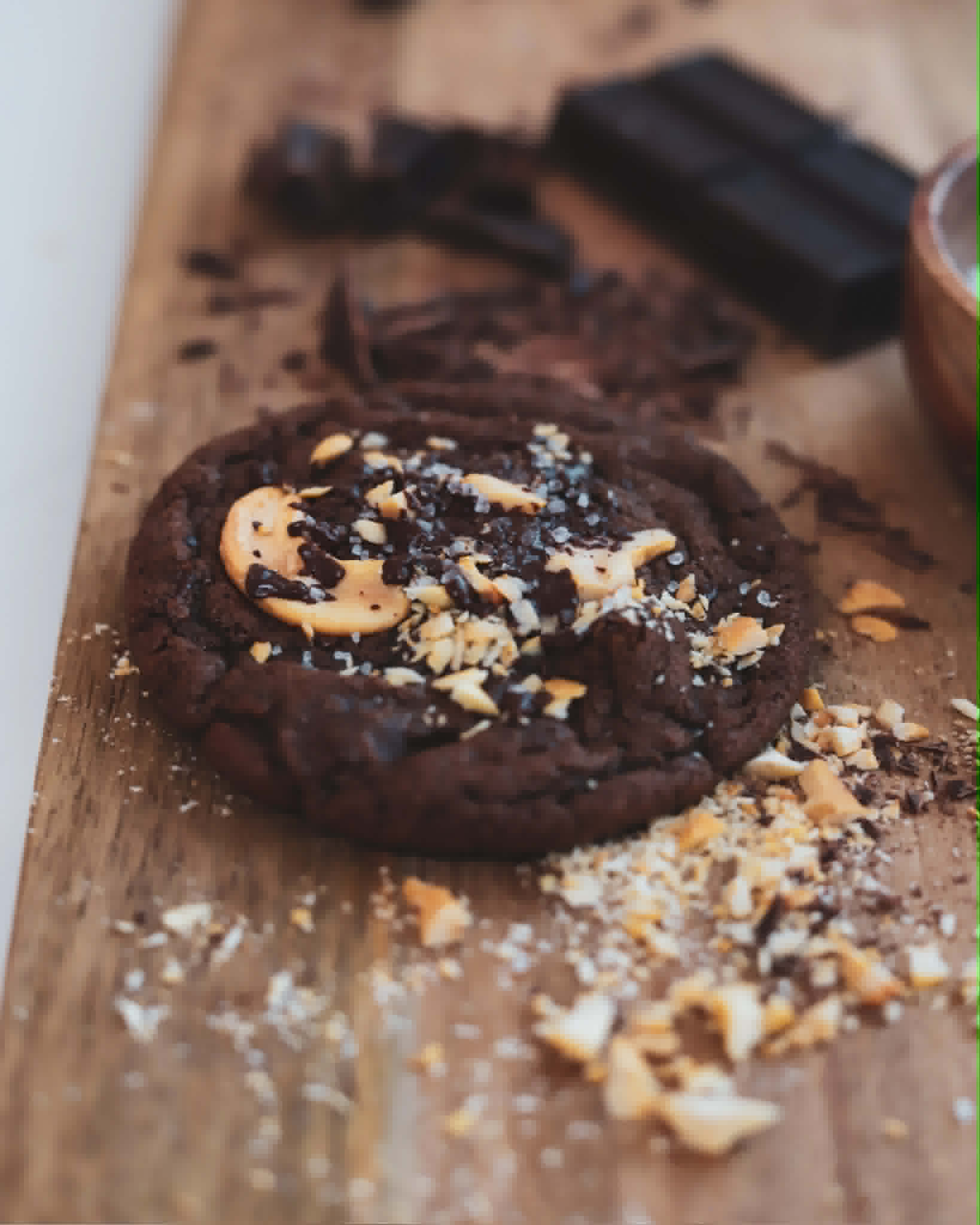 Chocolate Cashew Fudge Cookies 02
